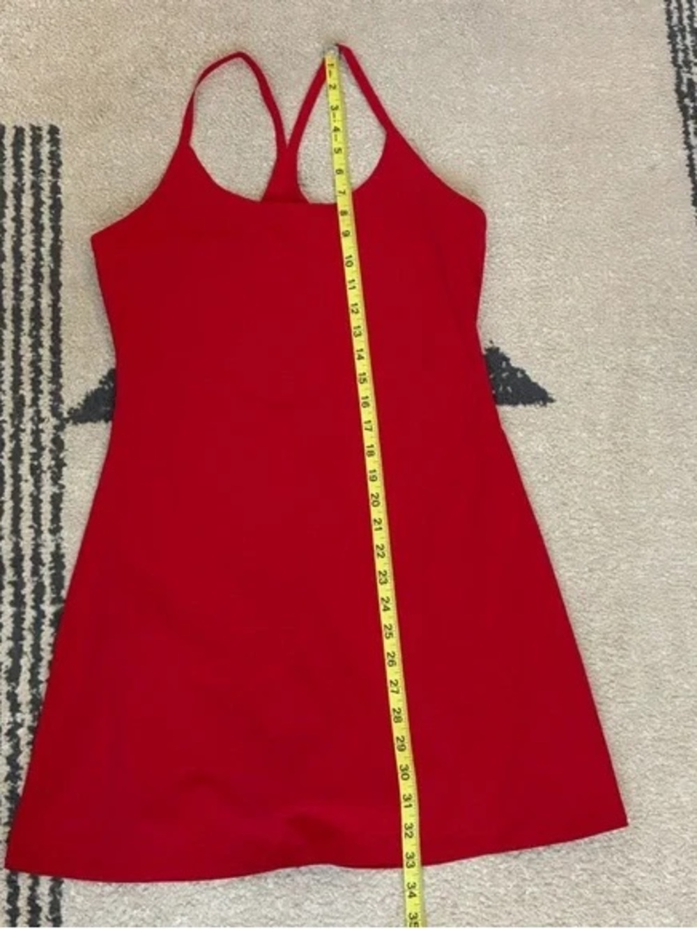 Outdoor Voices Exercise Dress in Red - Picture 9 of 10